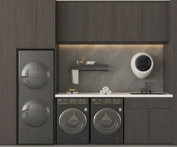 Modern Laundry Cabinet-ID:295484075