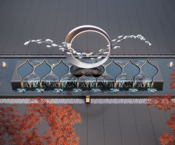 New Chinese Style Rockery Waterscape-ID:180189679