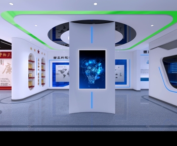 Modern Exhibition Hall-ID:967365984