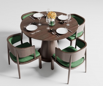 Modern Dining Table And Chairs-ID:982894909