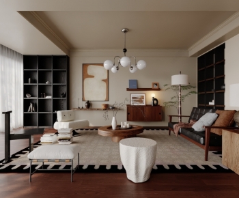 Modern A Living Room-ID:583230029
