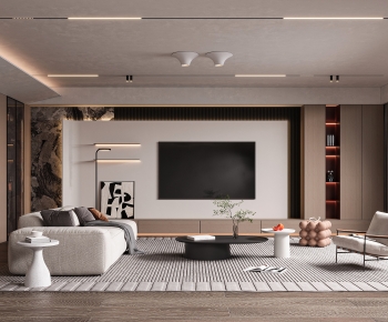 Modern A Living Room-ID:535271257