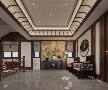 New Chinese Style Hallway-ID:165941004