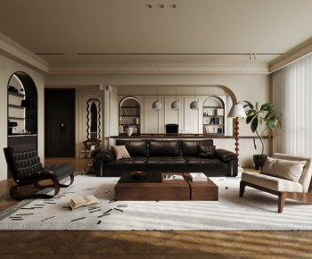 Modern A Living Room-ID:849344024
