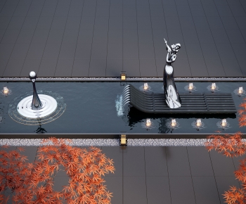 Modern Rockery Waterscape-ID:867208006