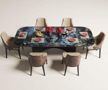 Modern Dining Table And Chairs-ID:669479414