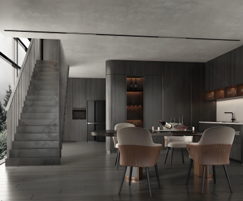 Modern Dining Room-ID:680499088