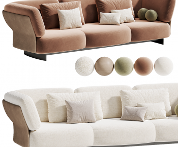 Modern Three-seat Sofa-ID:542490016