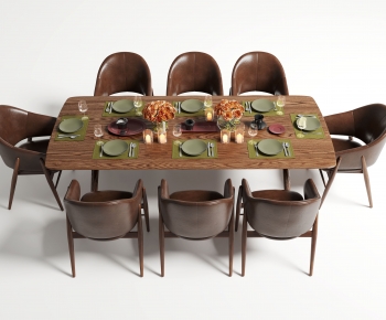Modern Dining Table And Chairs-ID:771234048