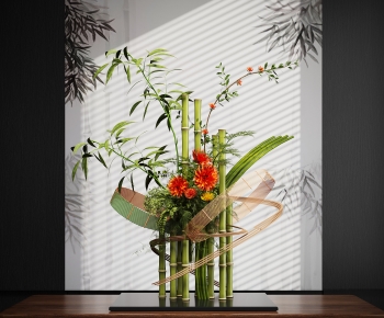 New Chinese Style Plant Landscaping-ID:283333068