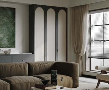 Modern A Living Room-ID:295296915