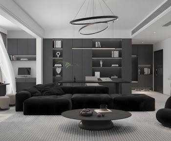 Modern A Living Room-ID:454190973