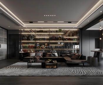 Modern A Living Room-ID:603921897