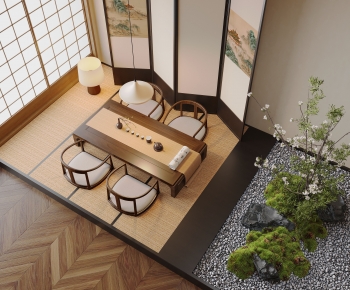 New Chinese Style Tea Tables And Chairs-ID:458735946