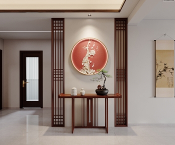 New Chinese Style Hallway-ID:223929882