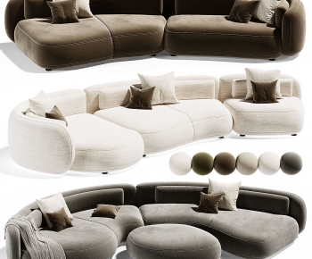 Modern Curved Sofa-ID:643971017