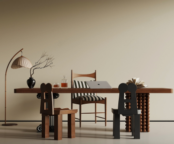Modern Computer Desk And Chair-ID:460295927