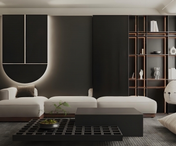 Modern A Living Room-ID:307637931