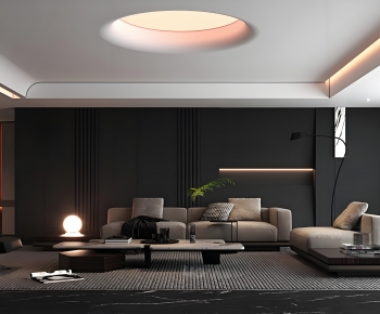 Modern A Living Room-ID:381629548