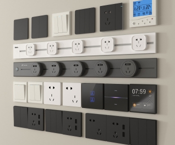 Modern Switch Socket Panel-ID:899821041
