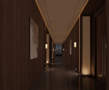 New Chinese Style Corridor-ID:878912932