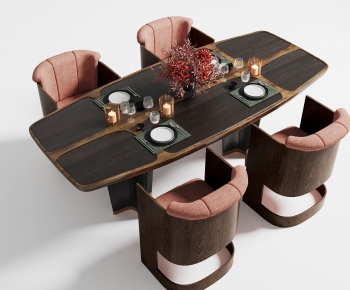 Modern Dining Table And Chairs-ID:568078998