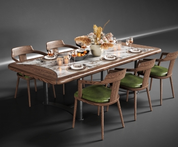 Modern Dining Table And Chairs-ID:109129018