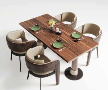 Modern Dining Table And Chairs-ID:538513909