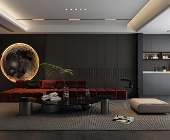 Modern A Living Room-ID:413233043