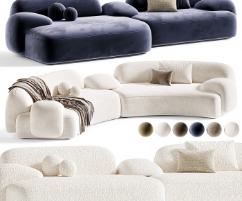 Modern Curved Sofa-ID:498042115