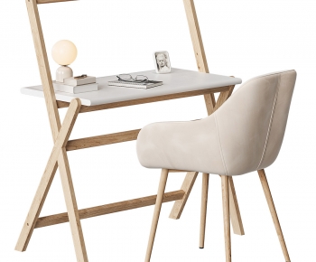 Modern Computer Desk And Chair-ID:771990061