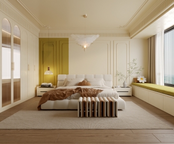 French Style Bedroom-ID:219415907
