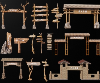 New Chinese Style Guide Board/bulletin Board-ID:161042937