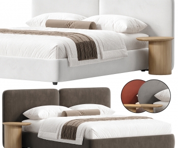 Modern Double Bed-ID:702930939