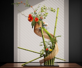 New Chinese Style Plant Landscaping-ID:240089949