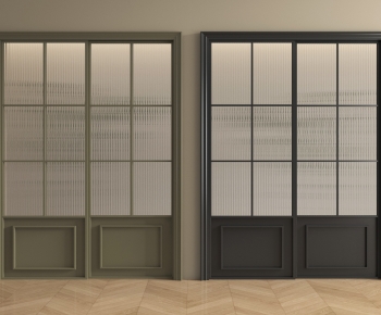 French Style Sliding Door-ID:880865106