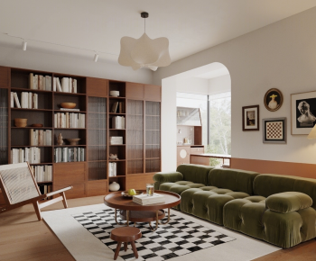 Modern A Living Room-ID:703042031