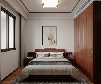 New Chinese Style Bedroom-ID:171827082