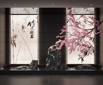 New Chinese Style Plant Landscaping-ID:126653916