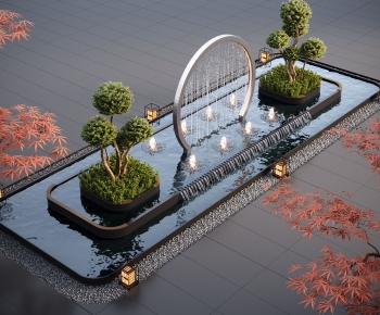 Modern Rockery Waterscape-ID:537518029