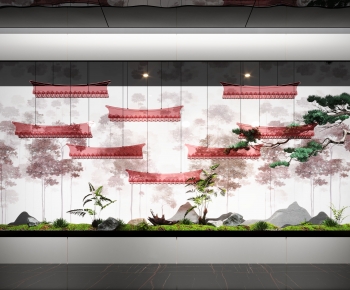 New Chinese Style Plant Landscaping-ID:191767936