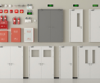 Modern Fire Door-ID:304589345