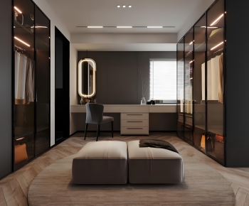 Modern Clothes Storage Area-ID:149832012