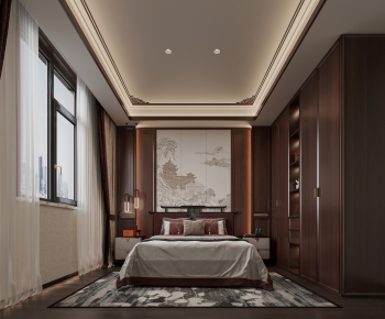 New Chinese Style Bedroom-ID:540272003