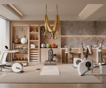 Modern Home Fitness Room-ID:387505054