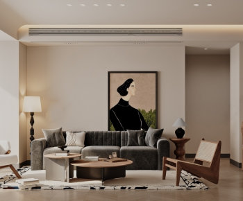 Modern A Living Room-ID:736051082