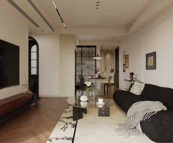 French Style A Living Room-ID:959947113