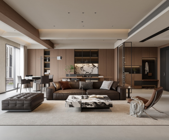Modern A Living Room-ID:900003917