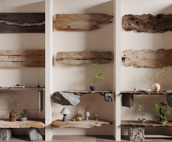 Wabi-sabi Style Console-ID:664064886