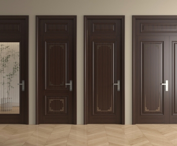 New Chinese Style Single Door-ID:587316993